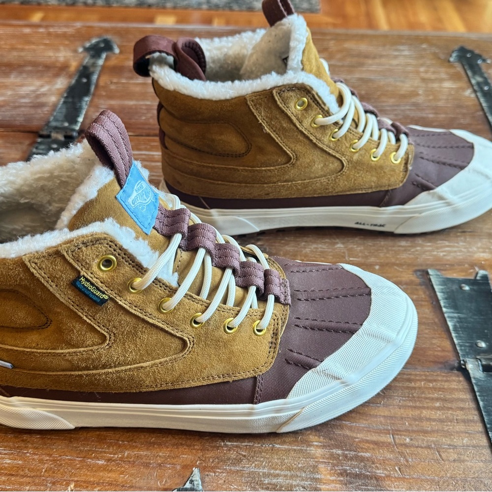 Vans HydroGuard Brown and White Sneakers - Picture 6 of 10